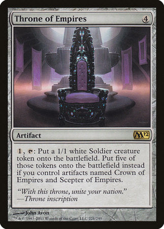 Throne of Empires [Magic 2012] | Eastridge Sports Cards & Games