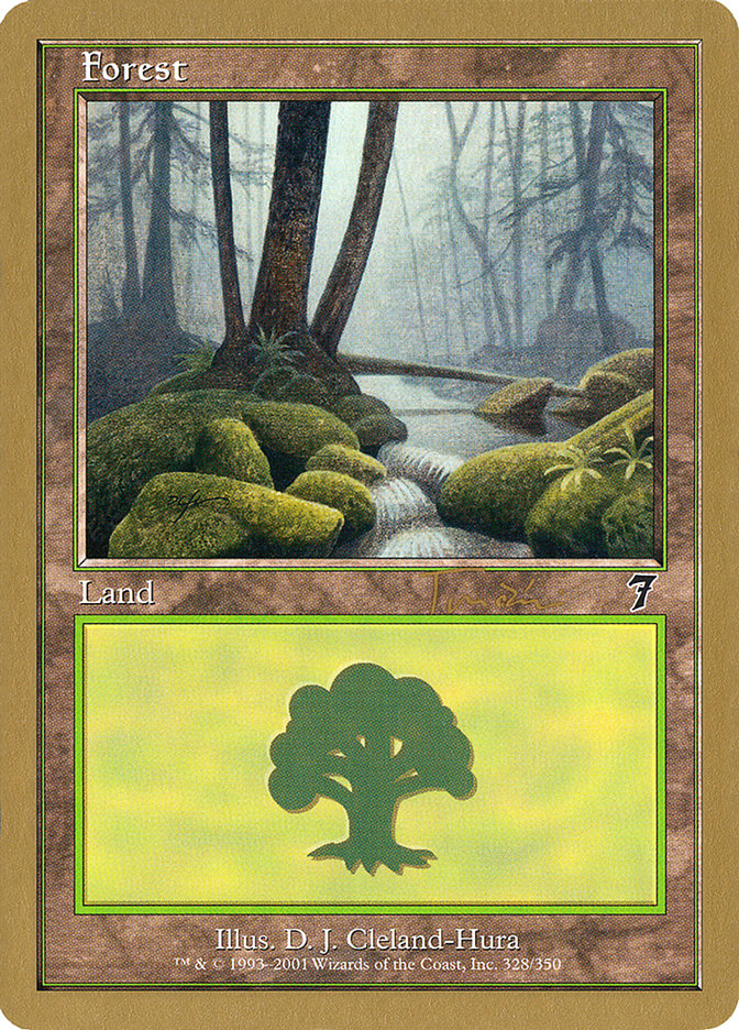 Forest (jt328) (Jan Tomcani) [World Championship Decks 2001] | Eastridge Sports Cards & Games