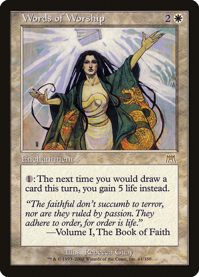 Words of Worship [Onslaught] | Eastridge Sports Cards & Games