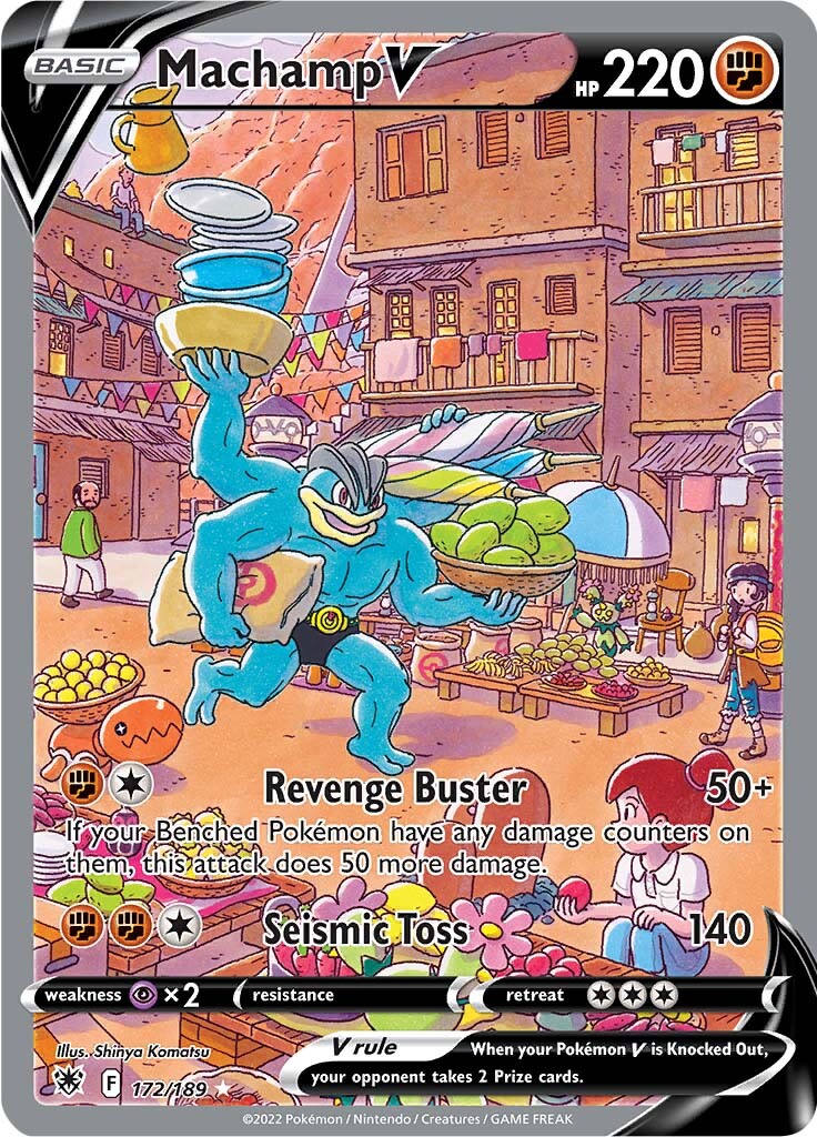 Machamp V (172/189) [Sword & Shield: Astral Radiance] | Eastridge Sports Cards & Games