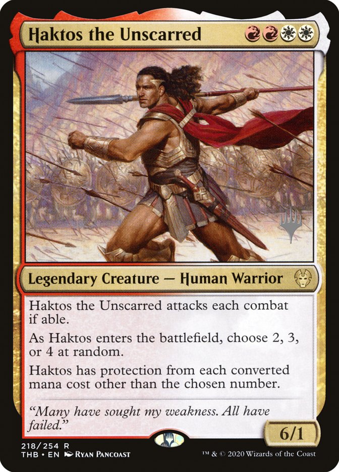 Haktos the Unscarred (Promo Pack) [Theros Beyond Death Promos] | Eastridge Sports Cards & Games