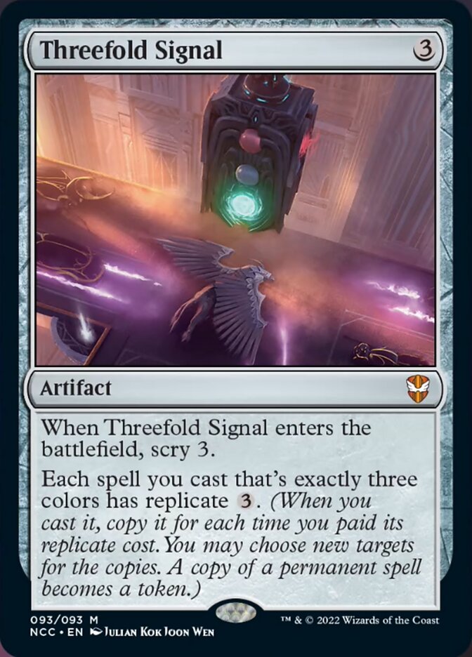 Threefold Signal [Streets of New Capenna Commander] | Eastridge Sports Cards & Games