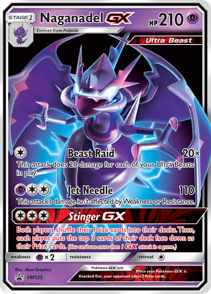 Naganadel GX (SM125) [Sun & Moon: Black Star Promos] | Eastridge Sports Cards & Games