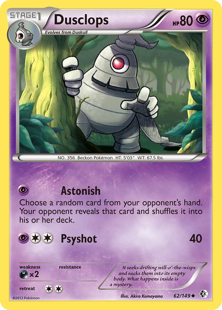 Dusclops (62/149) [Black & White: Boundaries Crossed] | Eastridge Sports Cards & Games