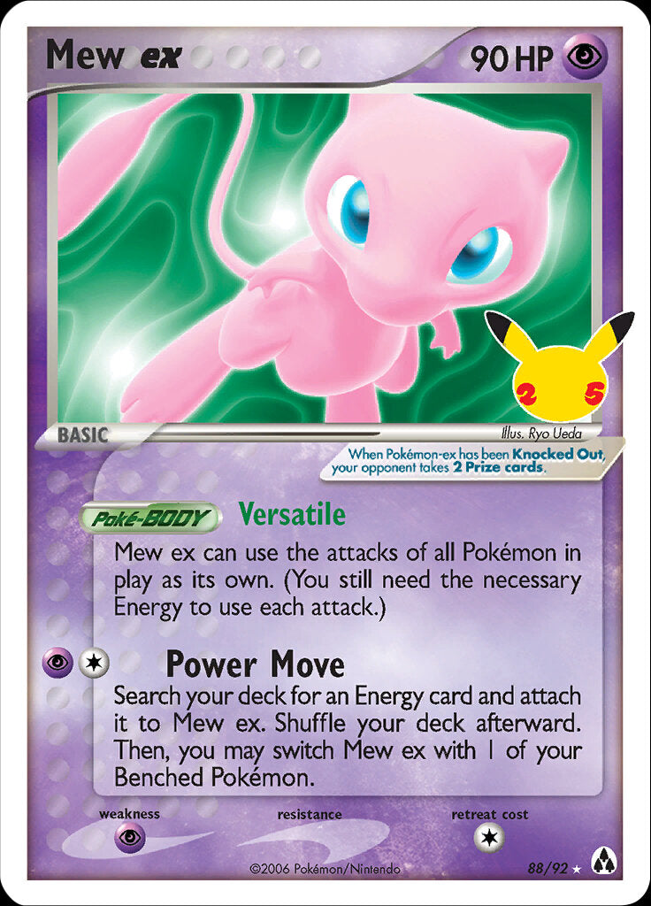 Mew ex (88/92) [Celebrations: 25th Anniversary - Classic Collection] | Eastridge Sports Cards & Games