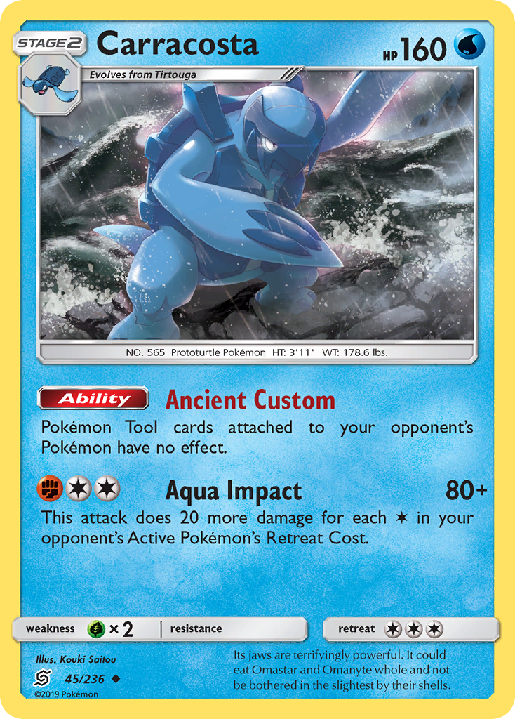 Carracosta (45/236) [Sun & Moon: Unified Minds] | Eastridge Sports Cards & Games