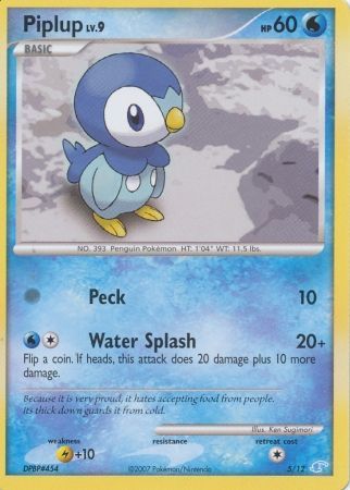 Piplup (5/12) [Diamond & Pearl: Trainer Kit - Manaphy] | Eastridge Sports Cards & Games