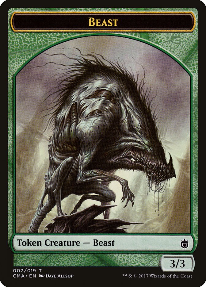 Beast (007/019) [Commander Anthology Tokens] | Eastridge Sports Cards & Games