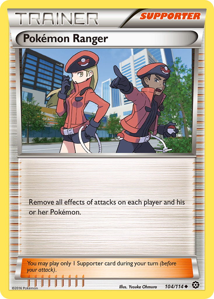 Pokemon Ranger (104/114) [XY: Steam Siege] | Eastridge Sports Cards & Games