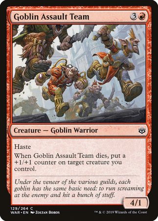 Goblin Assault Team [War of the Spark] | Eastridge Sports Cards & Games