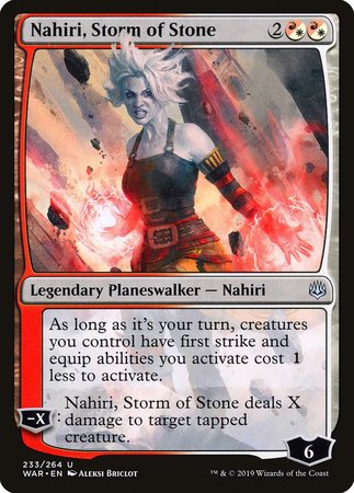 Nahiri, Storm of Stone [War of the Spark] | Eastridge Sports Cards & Games