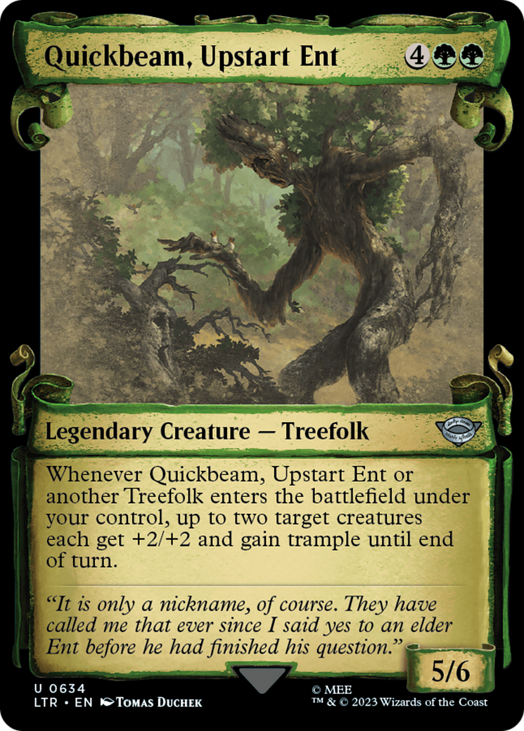 Quickbeam, Upstart Ent [The Lord of the Rings: Tales of Middle-Earth Showcase Scrolls] | Eastridge Sports Cards & Games