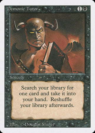 Demonic Tutor [Revised Edition] | Eastridge Sports Cards & Games