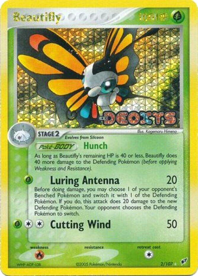 Beautifly (2/107) (Stamped) [EX: Deoxys] | Eastridge Sports Cards & Games