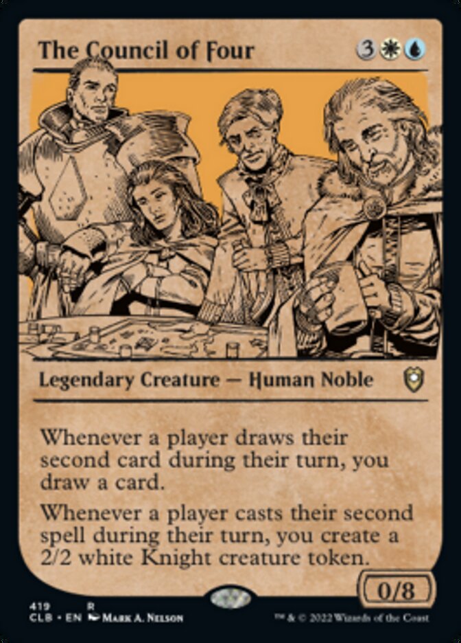 The Council of Four (Showcase) [Commander Legends: Battle for Baldur's Gate] | Eastridge Sports Cards & Games