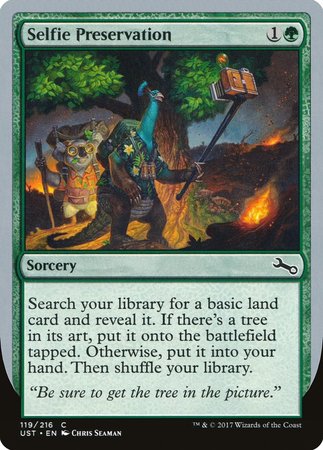Selfie Preservation [Unstable] | Eastridge Sports Cards & Games