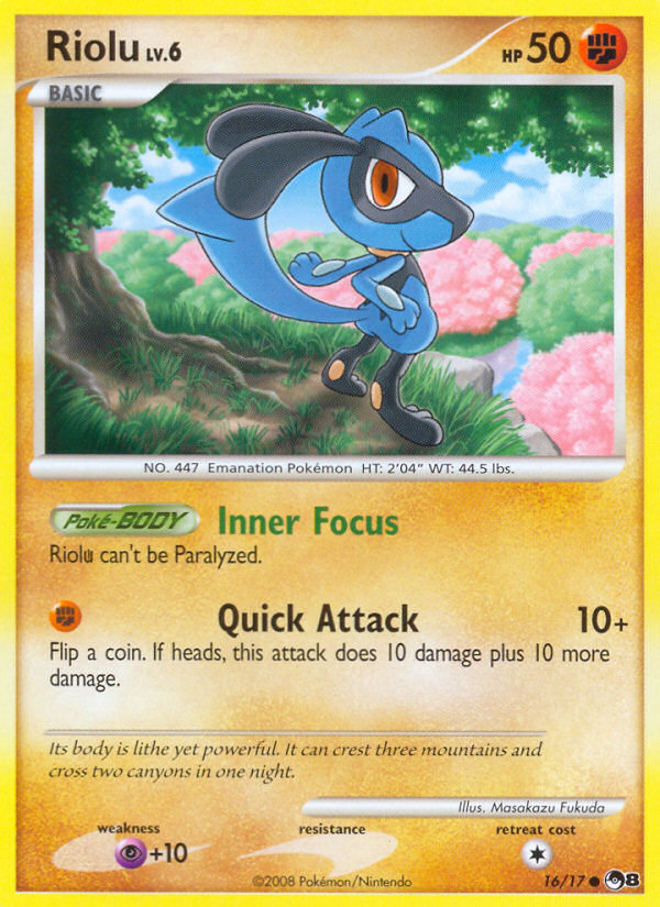 Riolu (16/17) [POP Series 8] | Eastridge Sports Cards & Games