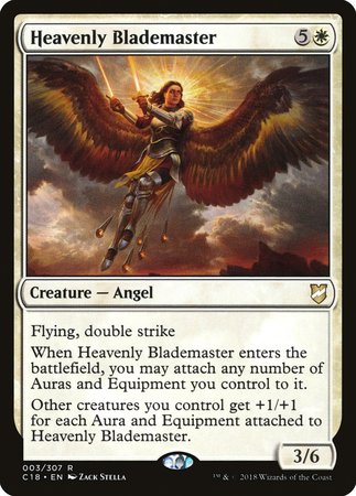 Heavenly Blademaster [Commander 2018] | Eastridge Sports Cards & Games