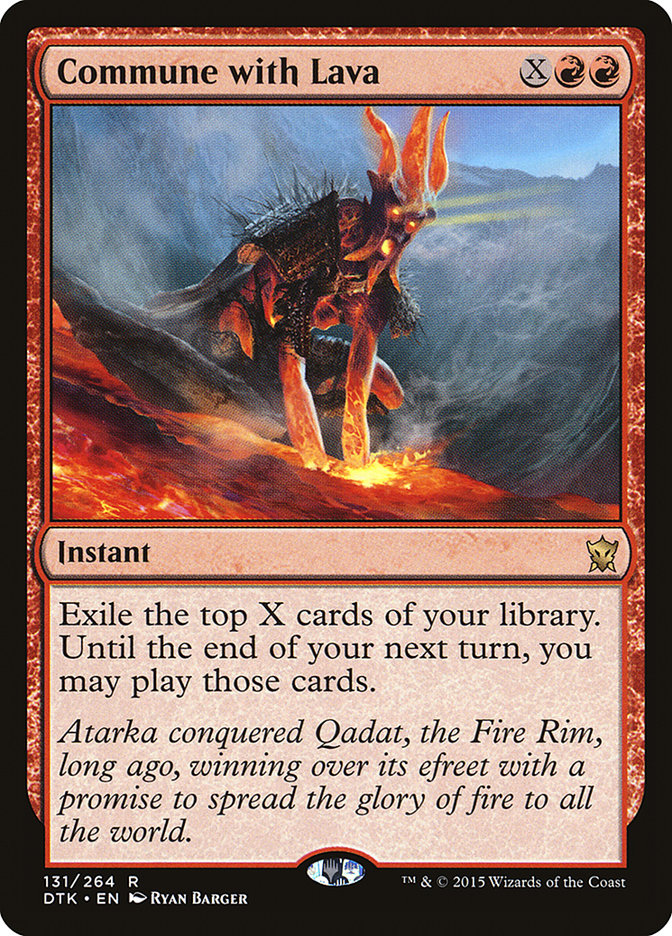 Commune with Lava [Dragons of Tarkir] | Eastridge Sports Cards & Games
