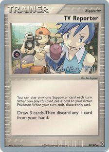 TV Reporter (88/97) (Bright Aura - Curran Hill's) [World Championships 2005] | Eastridge Sports Cards & Games