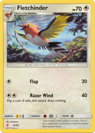 Fletchinder (13/30) [Sun & Moon: Trainer Kit - Lycanroc] | Eastridge Sports Cards & Games