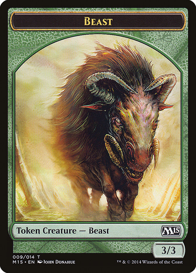 Beast (009/014) [Magic 2015 Tokens] | Eastridge Sports Cards & Games