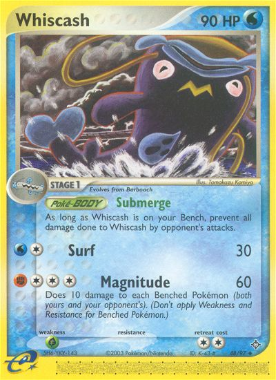 Whiscash (48/97) [EX: Dragon] | Eastridge Sports Cards & Games