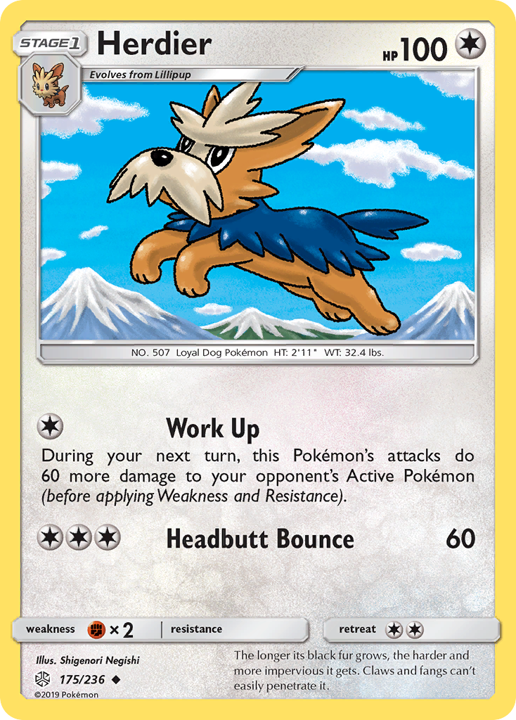 Herdier (175/236) [Sun & Moon: Cosmic Eclipse] | Eastridge Sports Cards & Games