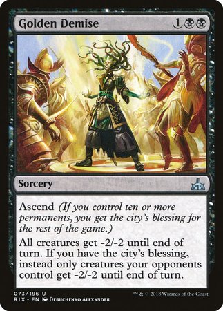 Golden Demise [Rivals of Ixalan] | Eastridge Sports Cards & Games