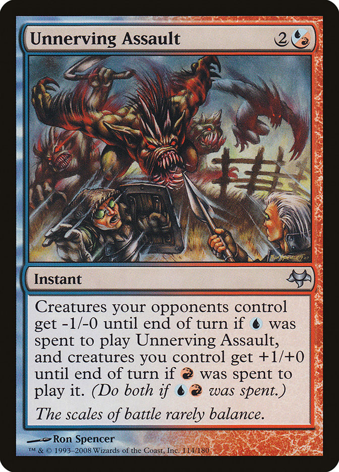 Unnerving Assault [Eventide] | Eastridge Sports Cards & Games