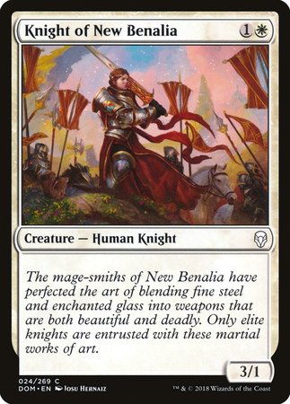 Knight of New Benalia [Dominaria] | Eastridge Sports Cards & Games