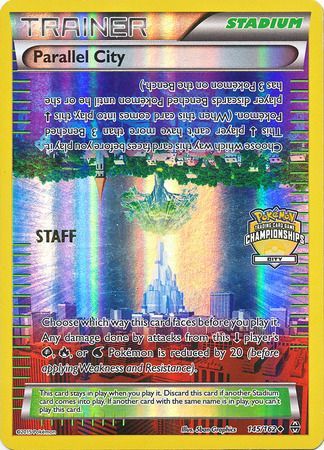 Parallel City (145/162) (Championship Promo Staff) [XY: BREAKthrough] | Eastridge Sports Cards & Games