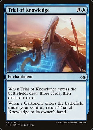 Trial of Knowledge [Amonkhet] | Eastridge Sports Cards & Games