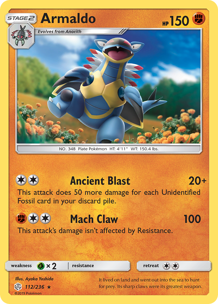 Armaldo (112/236) [Sun & Moon: Cosmic Eclipse] | Eastridge Sports Cards & Games