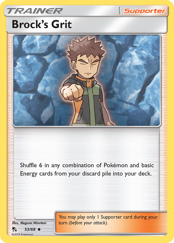 Brock's Grit (53/68) [Sun & Moon: Hidden Fates] | Eastridge Sports Cards & Games