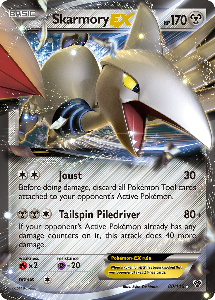 Skarmory EX (80/146) [XY: Base Set] | Eastridge Sports Cards & Games