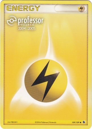 Lightning Energy (109/109) (2004 2005) [Professor Program Promos] | Eastridge Sports Cards & Games
