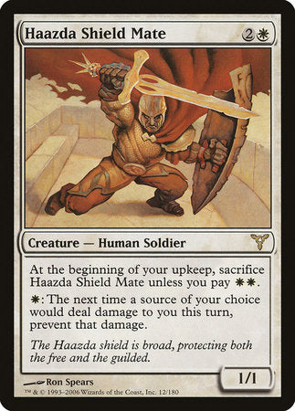 Haazda Shield Mate [Dissension] | Eastridge Sports Cards & Games