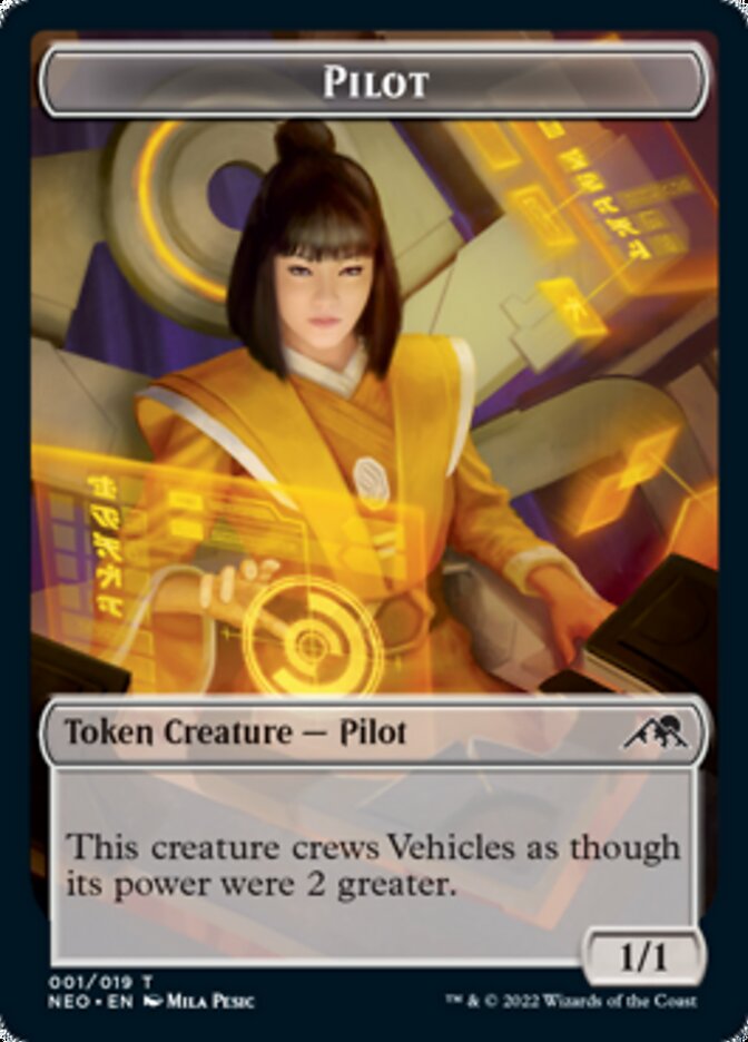 Pilot Token [Kamigawa: Neon Dynasty Tokens] | Eastridge Sports Cards & Games