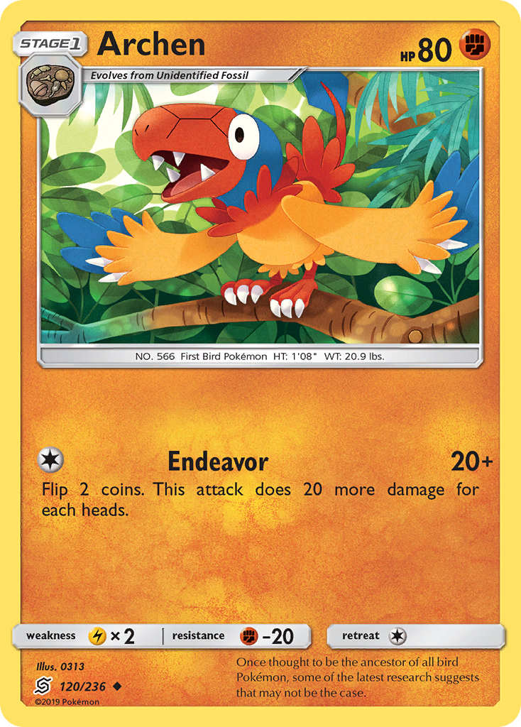 Archen (120/236) [Sun & Moon: Unified Minds] | Eastridge Sports Cards & Games