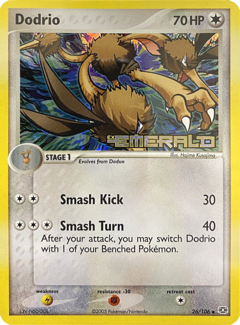 Dodrio (26/106) (Stamped) [EX: Emerald] | Eastridge Sports Cards & Games