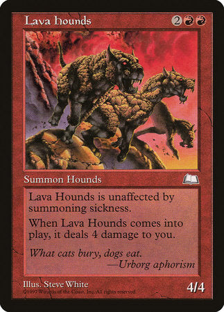 Lava Hounds [Weatherlight] | Eastridge Sports Cards & Games