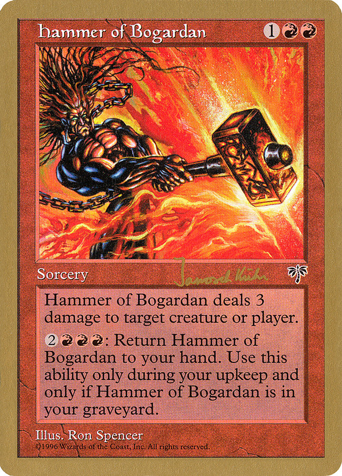 Hammer of Bogardan (Janosch Kuhn) [World Championship Decks 1997] | Eastridge Sports Cards & Games