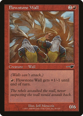 Flowstone Wall [Nemesis] | Eastridge Sports Cards & Games