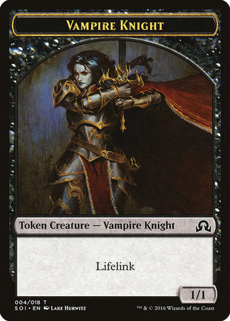 Vampire Knight Token [Shadows over Innistrad Tokens] | Eastridge Sports Cards & Games