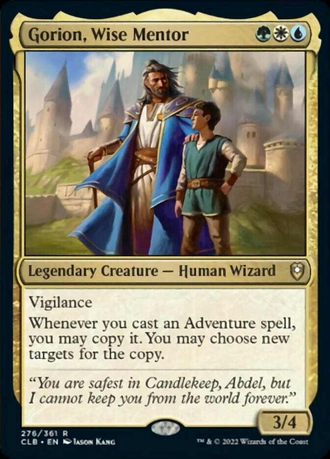 Gorion, Wise Mentor [Commander Legends: Battle for Baldur's Gate] | Eastridge Sports Cards & Games
