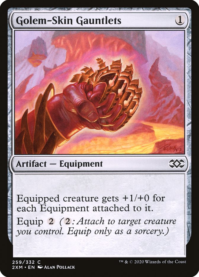 Golem-Skin Gauntlets [Double Masters] | Eastridge Sports Cards & Games