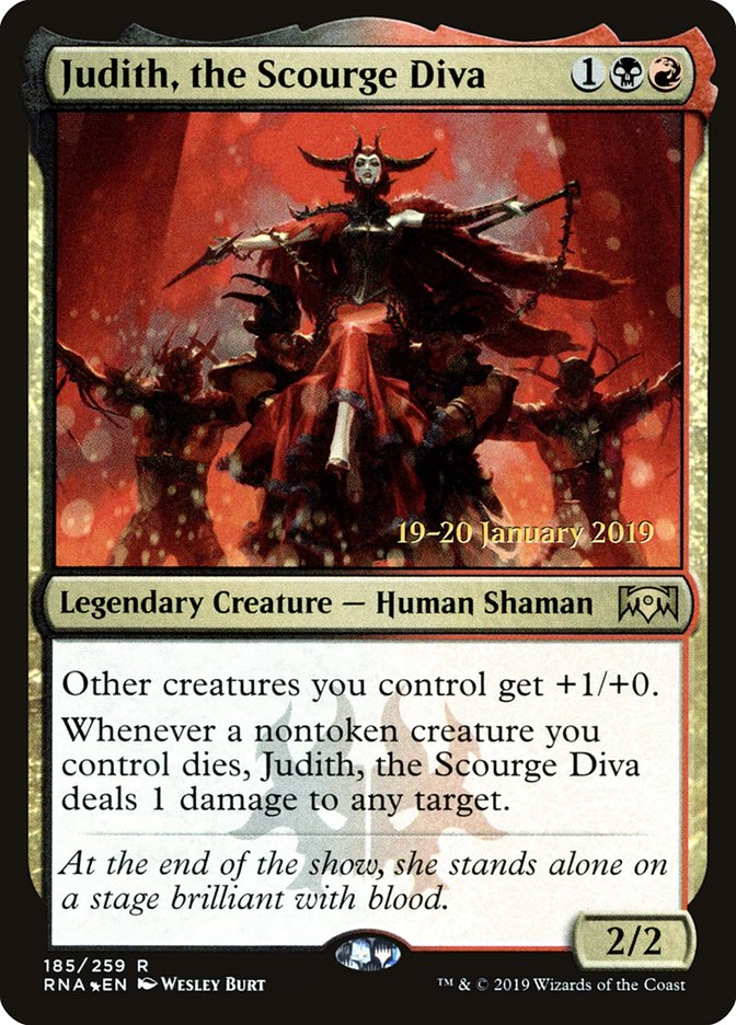 Judith, the Scourge Diva [Ravnica Allegiance Prerelease Promos] | Eastridge Sports Cards & Games