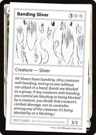 Banding Sliver (2021 Edition) [Mystery Booster Playtest Cards] | Eastridge Sports Cards & Games