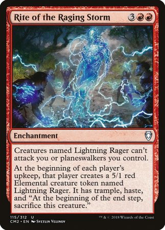 Rite of the Raging Storm [Commander Anthology Volume II] | Eastridge Sports Cards & Games